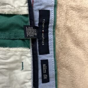Tommy Hilfiger Men’s Green Pants Size 32x30 Slim Fit